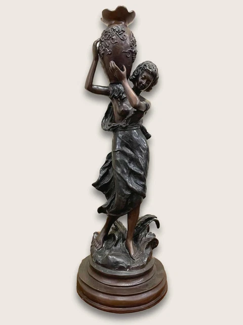 LA SOURCE INGRES FACON BRONZE STATUE SCULPTURE - Maison