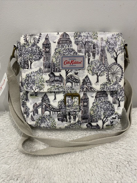 CATH KIDSTON MINI Satchel London Toile Saddle Cross Body Bag New RRP 40 34.99 PicClick UK