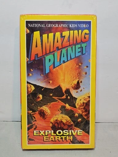 AMAZING PLANET EXPLOSIVE Earth VHS Video Tape Nationial Geographic Kids ...