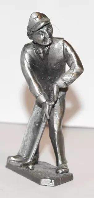 Zinnfigur vollplastisch, Golfspieler 75 mm