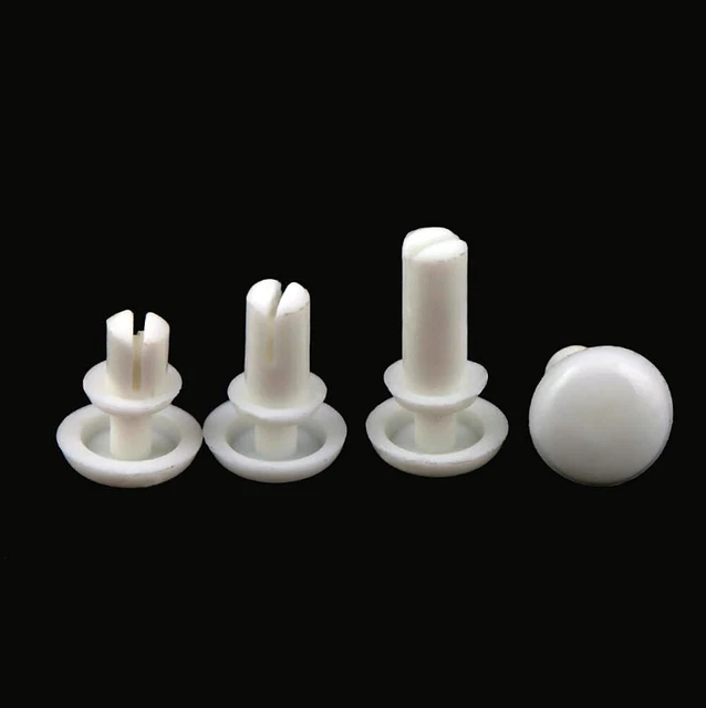 Rivetti PA tipo push fibbie rivetti a forma di R rivetti in plastica bordo rivetti R2032~R608