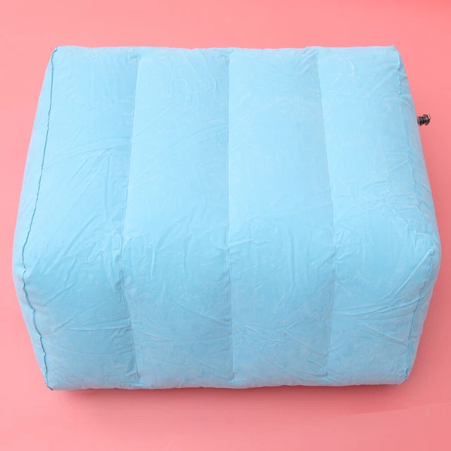 Sedia Gonfiabile Pieghevole Con Poggiapiedi - Floccata, PVC Sedia Gonfiabile Pieghevole Con Poggiapiedi - Floccata, PVC