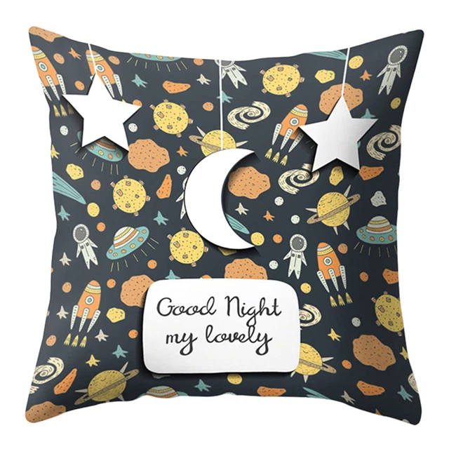 Pillowcase Eco-friendly Easy to Clean Invisible Zipper Cushion Cover Lightweight