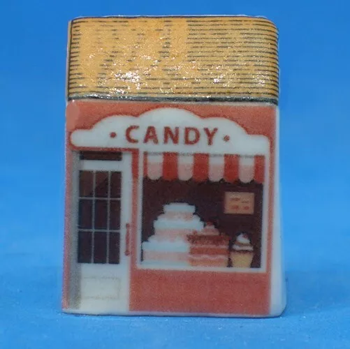 Birchcroft Miniature House Shaped Thimble -- The Candy Store