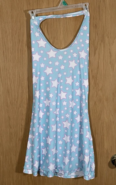 DOLLS KILL SUGAR Thrillz Bliss Vision Sheer Dress Pink Clouds $22.50 -  PicClick