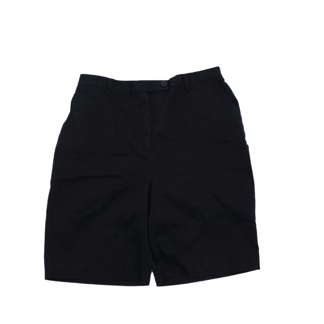 BODEN WOMEN S SHORTS UK 10 Blue Graphic Cotton with Nylon Cut Off