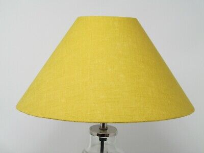 Coolie Tapered 100% Linen Lampshade Light Shade Choice of Colours Available