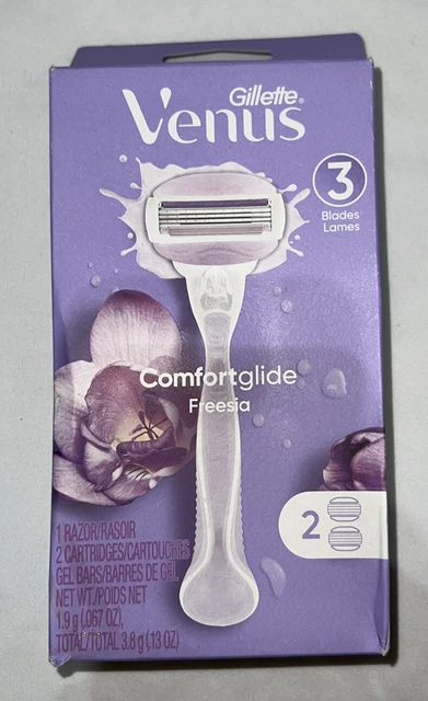 Mango De Afeitar Para Mujer Venus Gillette Comfortglide Freesia 2 Recargas