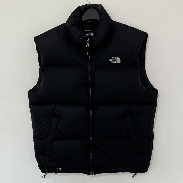 The North Face Weste Herren groß schwarz Nuptse 700 Daunenwärmer