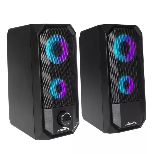 Haut-parleurs d'ordinateur portable Bluetooth 4.2  10W noir Commande tactile