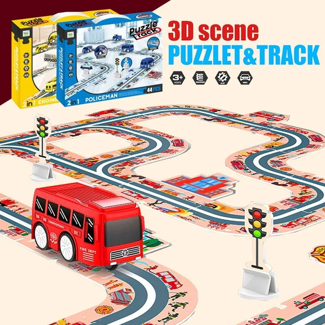 Dinosaur Puzzles Track Car Set Children's Vehicles Toy  Children's Toy