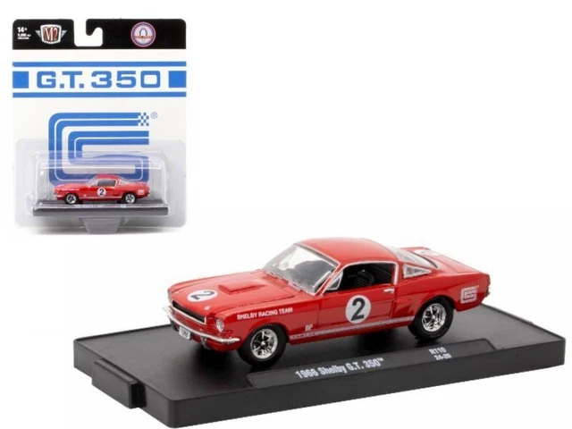 LANE EXACT DETAIL 1/18 Scale 1966 Shelby GT350 Red / White Diecast