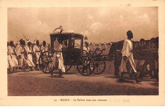 MAROC - RABAT - SAN36730 - Le Sultan dans un carrosse