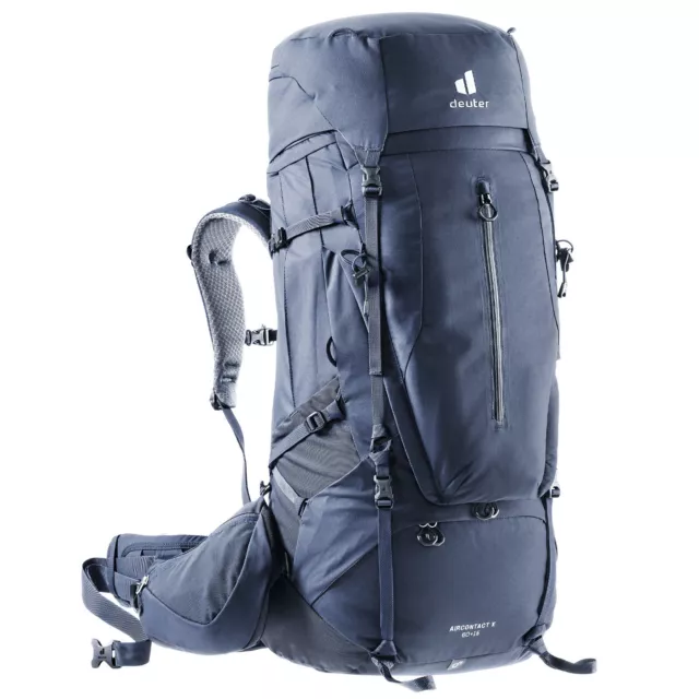 Deuter Aircontact X 60+15 Liter Trekkingrucksack Wanderrucksack Rucksack Blau