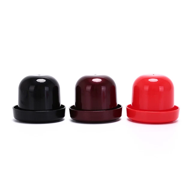 3color plastic cylinder shaped shaker case guessing game dice cup with 5 dicesTM
