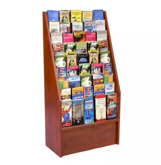 Literature Rack Brochure Leaflet Stand Floor Display Tourist Information Kiosk