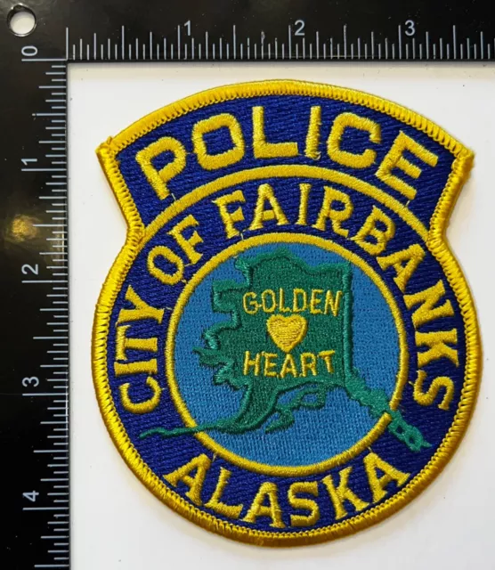 VINTAGE OBSOLETE City of Fairbanks Alaska AK Police Patch