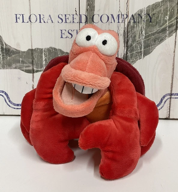 DISNEY STORE EXCLUSIVE Sebastian Lobster From Little Mermaid 10” Soft