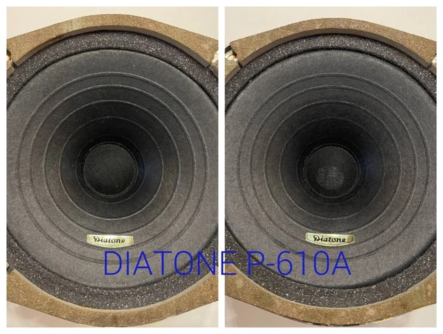 DIATOＮE P−610DA　　　　　　　　 スピ−カ− Diatone P-610DA Full Range Unit Pair In Good Working