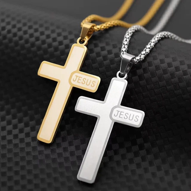 Croix Pendentif En Argent Massif Du 18e Siècle - Style Régional - Occasion (voir Photos)