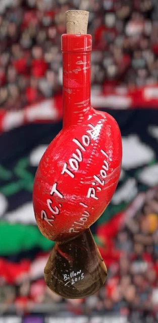 BOUTEILLE FORME ballon Rugby RCT TOULON par Billon EUR 33,00 - PicClick FR