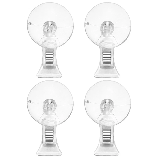 2 Ganci A Ventosa Forti Riutilizzabili – Acciaio Inox E Silicone – Senza Foratura, Per Bagno, Cucina, Finestre – Capacità 2 Kg - 2
