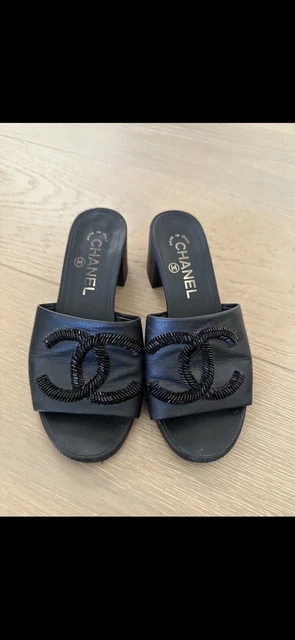 Chanel perspex slides deals