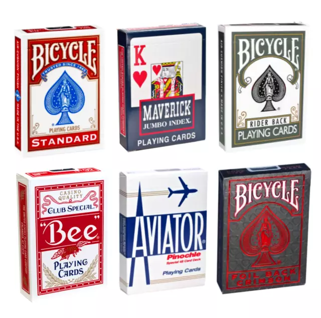 Bicycle Poker Cartes de Jeu Cartes Tours Standard Jumba Qualité USA Neuf
