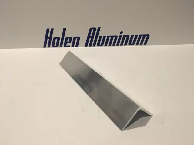 3” X 3" X 1/4" X 6” Long Aluminum Angle 6061-T6