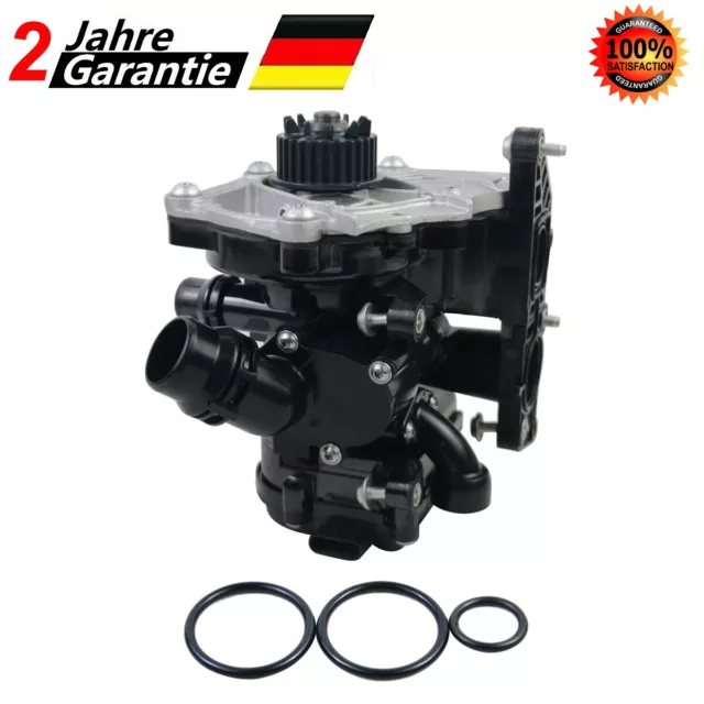 Kühlmittelregler mit Wasserpumpe für Audi A3 A4 B8 A5 A6 C7 Q5 1.8 2.0 TFSI