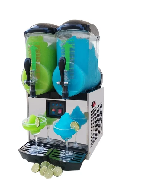 BRAVO ITALIA 2 Bowl  Commercial Slushie Machine   Margarita Machine
