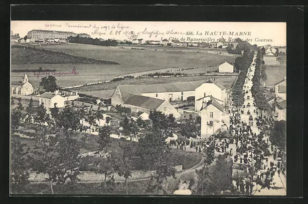 CPA Chaumont, La Cote de Buxereuilles et le retour de Courses