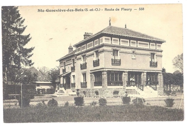 CPA 91 - SAINT GENEVIEVE DES BOIS (Essonne) - Route de Fleury - 558 (b)