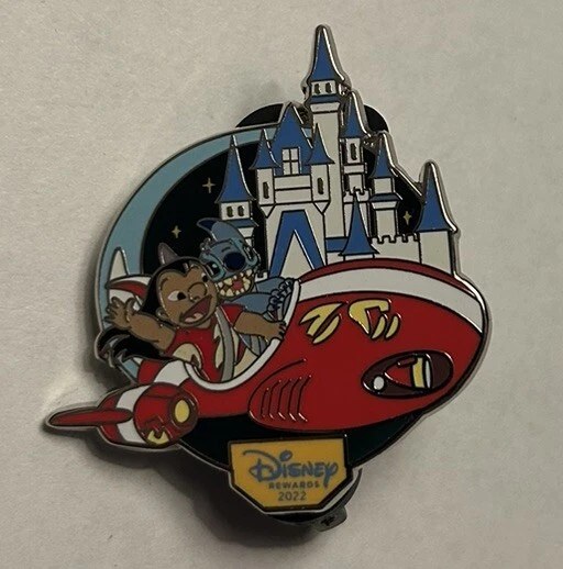 Disney visa rewards lilo stitch cinderella castle 2022 pin 17 09