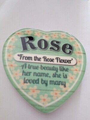 Love Heart Fridge Magnet Personalised Name Sentiment Gift Melissa Meaning Friend 
