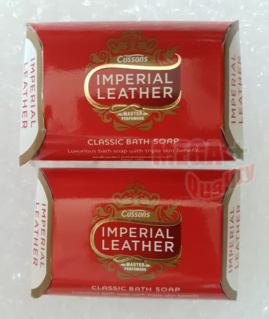 2x100 G. Cussons Imperial Leather Classic Bath Soap With Long Lasting Fragrance