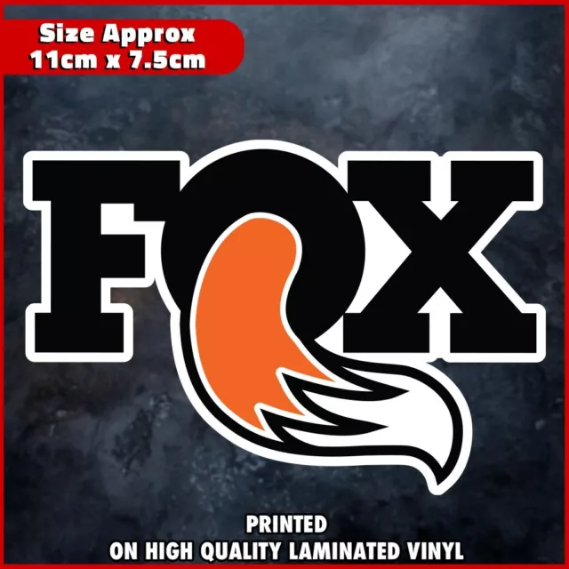 Fox Racing Foxhead X TDC Sticker - 28