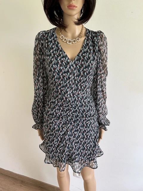 Robe Vintage Naf Naf - Imprimé Fleuri Provençal - Années 80 - Taille ~38