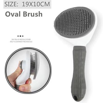 Pet Dog Hair Brush Cat Comb Grooming  Brush Stainless Steel Pets Accessories