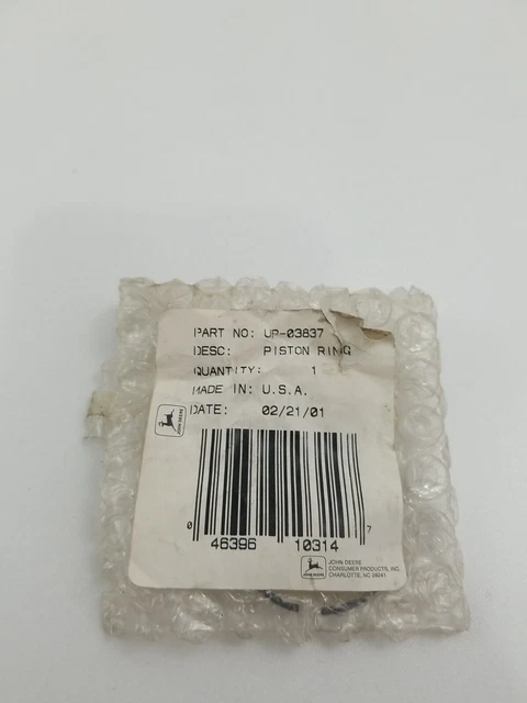 John Deere UP-03837 Piston Ring. NOS. Fast shipping!!!