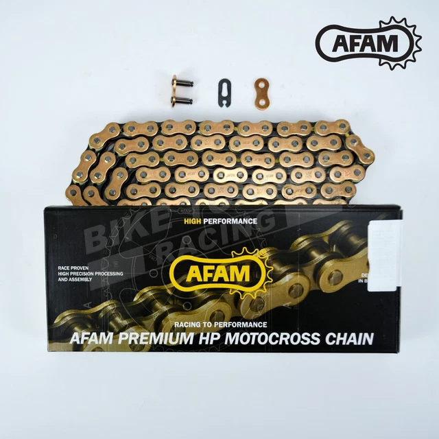 AFAM GOLD 428 Pitch 118 Catena Maglia Honda CRF125FB 4T E-J MX Ruota ...