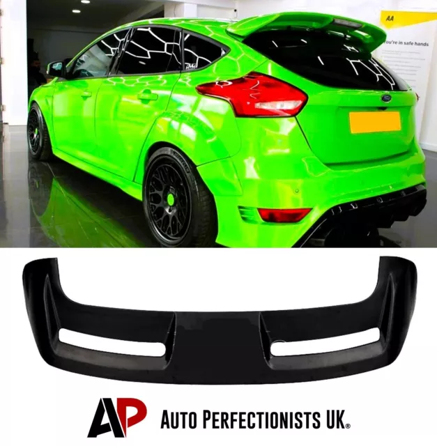 Ford Focus 'ST Style' Look RS MK3 MK3.5 Gloss Black Rear Boot Roof Spoiler Wing