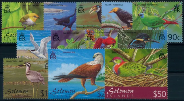 Salomoninseln; Vögel 2001 kpl. **  (50,-)