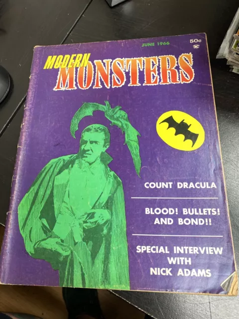 Modern Monsters Magazine June 1966 W/ Centerfold