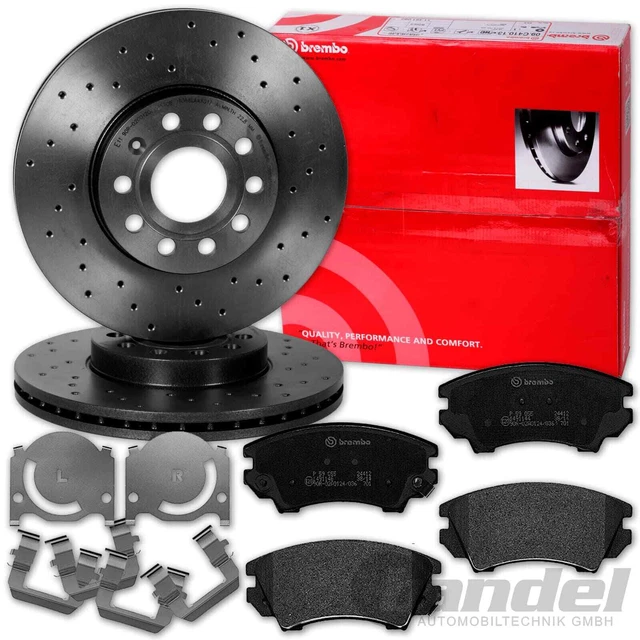 DISCHI FRENO BREMBO 321 mm + PASTIGLIE ANTERIORI adatte per OPEL ZAFIRA C Tourer