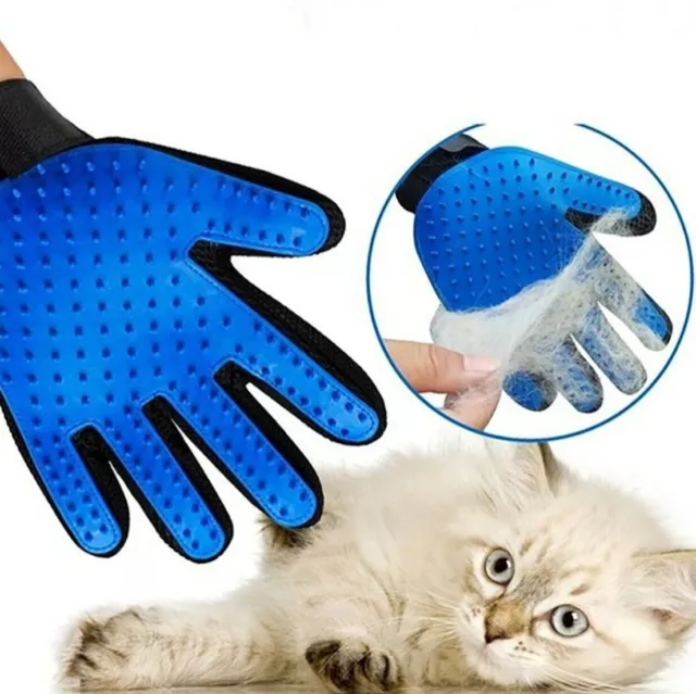 True Touch Deshedding Glove Gentle And Efficient Pet Dog Cat Massage Grooming