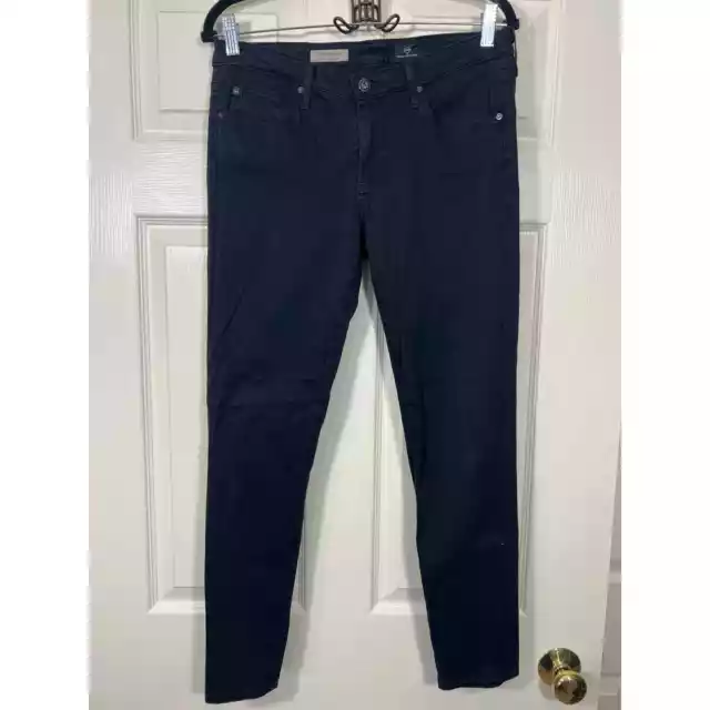 AG Adriano Goldschmied The Stevie Slim Straight Ankle Sateen Jean in Size 29R