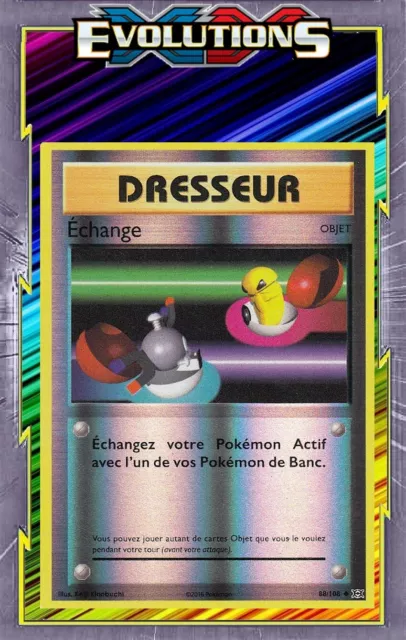 Echange Reverse -XY12:Evolutions - 88/108 - Carte Pokemon Française