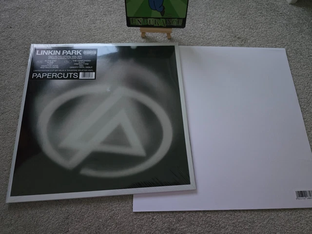 LINKIN PARK PAPERCUTS Splatter Vinyl & Limited Edition Print #/300 New ...