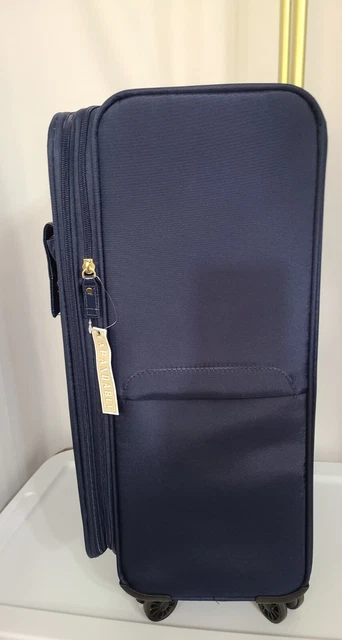Samantha Brown Croco Detail 26" Spinner Luggage-Navy-NWT 3